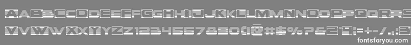 Voxboxgrad Font – White Fonts on Gray Background