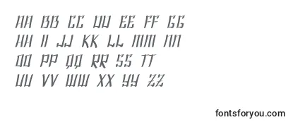 SF Shai Fontai Extended Oblique Font