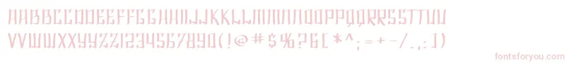 Шрифт SF Shai Fontai Extended – розовые шрифты на белом фоне