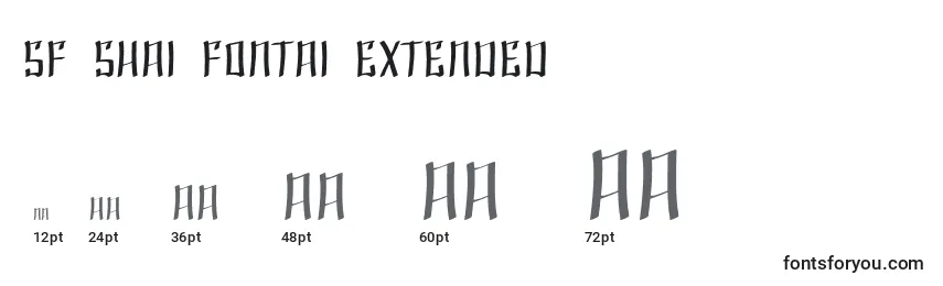 SF Shai Fontai Extended Font Sizes
