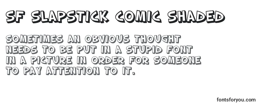 SF Slapstick Comic Shaded-fontti