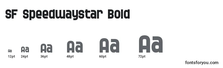 SF Speedwaystar Bold Font Sizes
