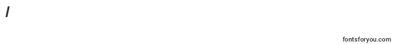 SF Speedwaystar Condensed Oblique-Schriftart – Schriften für die Ziffer 1