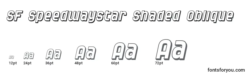 SF Speedwaystar Shaded Oblique-fontin koot