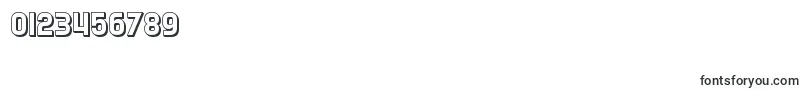 SF Speedwaystar Shaded Font – Fonts for Numbers and Digits