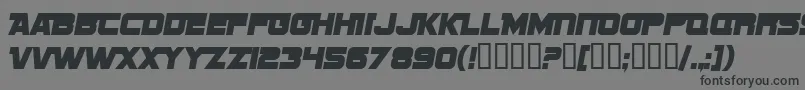 SF Sports Night NS Alternate Font – Black Fonts on Gray Background