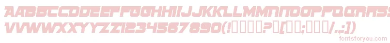 SF Sports Night NS Alternate Font – Pink Fonts on White Background