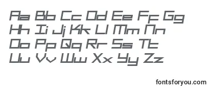 SF Square Head Bold Italic Font