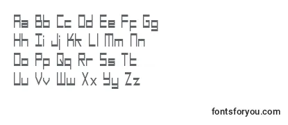 SF Square Head Condensed-fontti