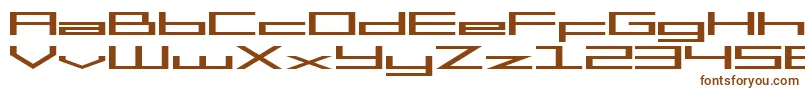 Шрифт SF Square Head Extended – коричневые шрифты