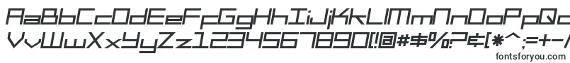 SF Square Head Italic-Schriftart – Schriften für Google Chrome