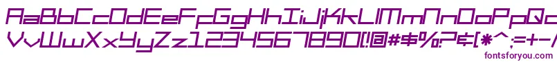 SF Square Head Italic Font – Purple Fonts