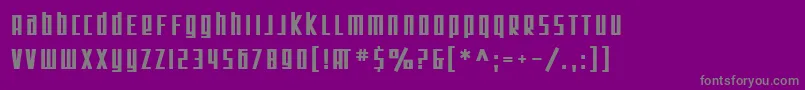 SF Square Root Boldフォントについての詳細 フォントSF Square Root Bold – 紫の背景に灰色の文字