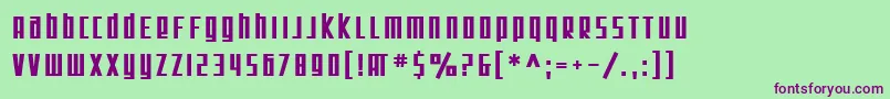 Подробнее о шрифте SF Square Root Bold Шрифт SF Square Root Bold – фиолетовые шрифты на зелёном фоне