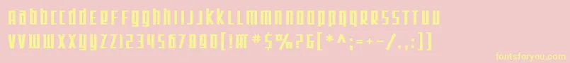 More about SF Square Root Bold Font SF Square Root Bold Font – Yellow Fonts on Pink Background