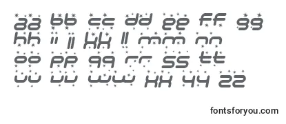 Шрифт SF Technodelight Bold Italic