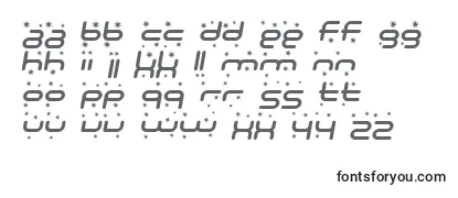Review of the SF Technodelight Italic Font