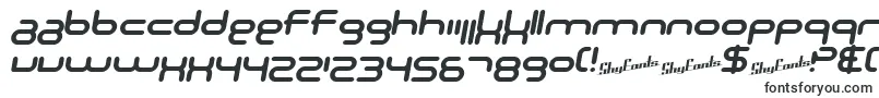 Шрифт SF Technodelight NS Bold Italic – научно-фантастические шрифты