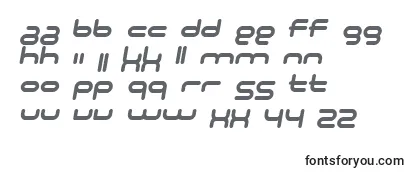 Обзор шрифта SF Technodelight NS Bold Italic