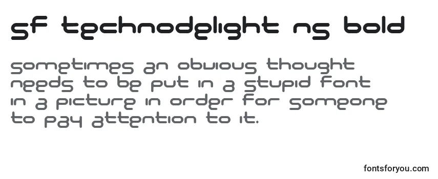 Review of the SF Technodelight NS Bold Font