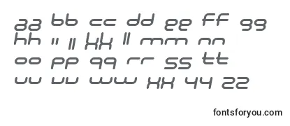 Review of the SF Technodelight NS Italic Font