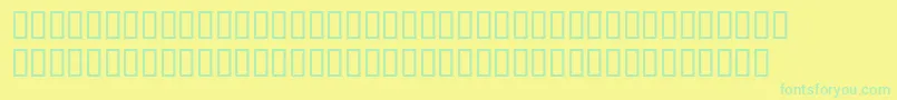 En savoir plus sur la police BemboExpertExtraBold Police BemboExpertExtraBold – polices vertes sur fond jaune