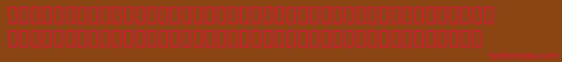 BemboExpertExtraBold Font – Red Fonts on Brown Background