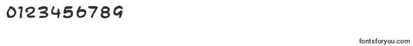 SF Toontime Blotch Bold-Schriftart – Schriften für Zahlen und Nummern