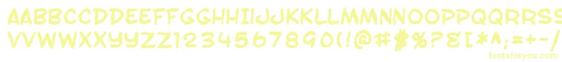 SF Toontime Blotch Bold Font – Yellow Fonts