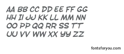 Обзор шрифта SF Toontime Bold Italic