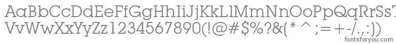 フォントLubalinGraphBookBt – 灰色のフォント