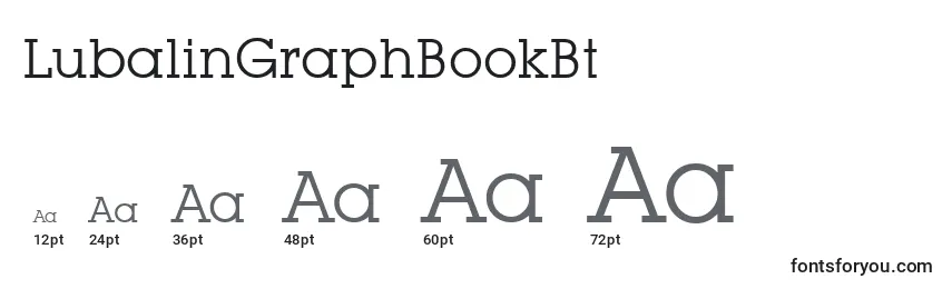 LubalinGraphBookBt Font Sizes