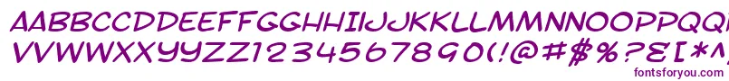 SF Toontime Extended Italic Font – Purple Fonts