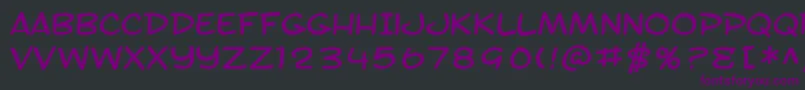 Weitere Informationen zur SF Toontime Extended-Schriftart SF Toontime Extended-Schriftart – Violette Schriften auf schwarzem Hintergrund