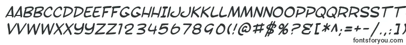 SF Toontime Italic-Schriftart – Schriften für Google Chrome