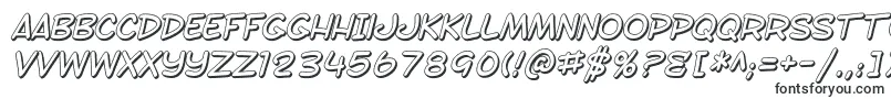 Czcionka SF Toontime Shaded Italic – czcionki dla Corel Draw