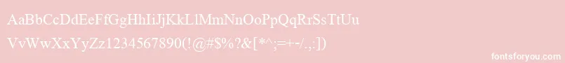 Angsanaupc Font – White Fonts on Pink Background