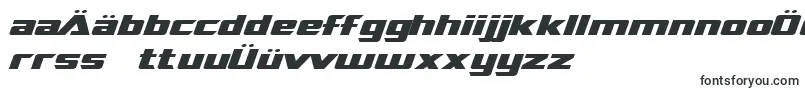 Шрифт SF TransRobotics Extended Italic – немецкие шрифты