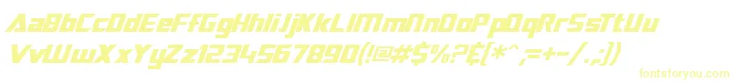 SF TransRobotics Italic Font – Yellow Fonts