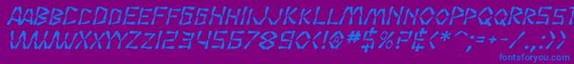 Подробнее о шрифте SF Wasabi Bold Italic Шрифт SF Wasabi Bold Italic – синие шрифты на фиолетовом фоне