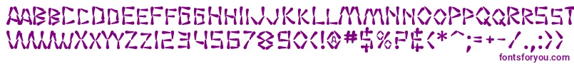 SF Wasabi Bold-Schriftart – Violette Schriften
