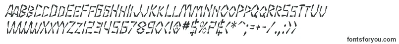 フォントSF Wasabi Condensed Italic – クールなフォント