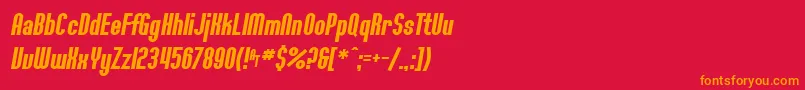 More about SF Willamette Bold Italic Font SF Willamette Bold Italic Font – Orange Fonts on Red Background