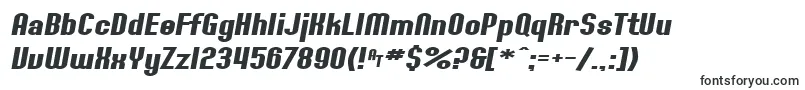 フォントSF Willamette Extended Bold Italic – タイトル用のフォント