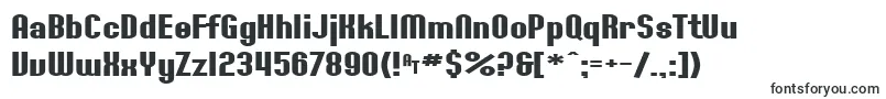 Шрифт SF Willamette Extended Bold – буквенные шрифты