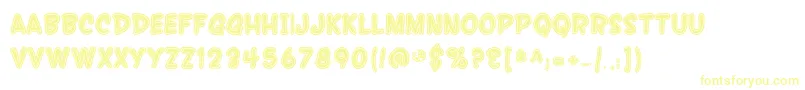 SF Wonder Comic Inline Font – Yellow Fonts