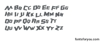 Czcionka SF Zero Gravity Condensed Bold Italic