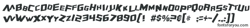SF Zero Gravity Condensed Italic-fontti – Ilman serifejä olevat fontit