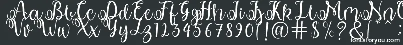 shabila Font – White Fonts