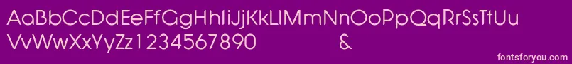 Shadeerah Demo Font – Pink Fonts on Purple Background